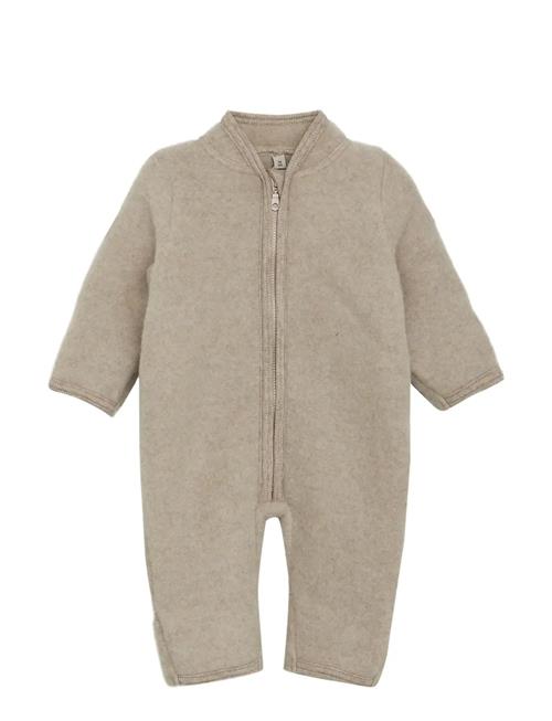 Pram Suit Wool Fleece Huttelihut Beige