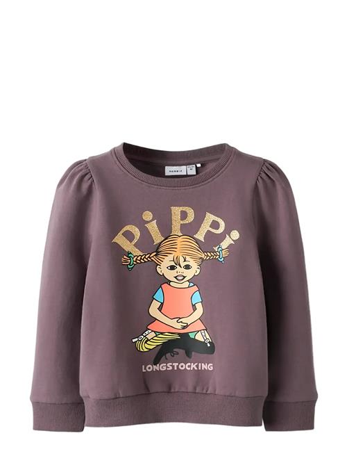 Nmfsovej Pippi Sweat Bru Sky Name It Purple