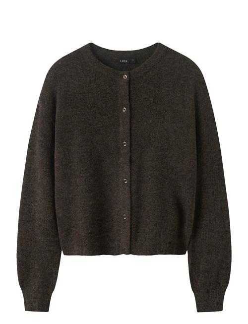 Nlflodet Ls Short Knit Cardigan Noos LMTD Brown