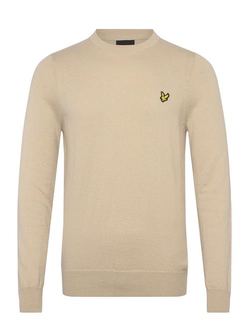 Cotton Merino Crew Neck Jumper Lyle & Scott Beige