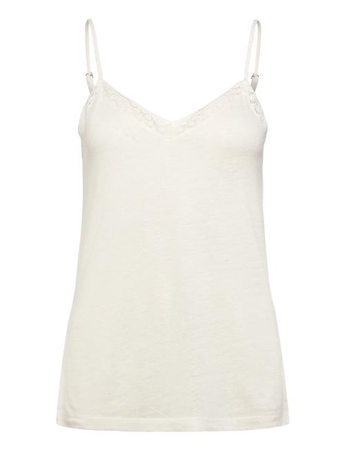 Rwamina Sl Regular Strap Top Rosemunde White