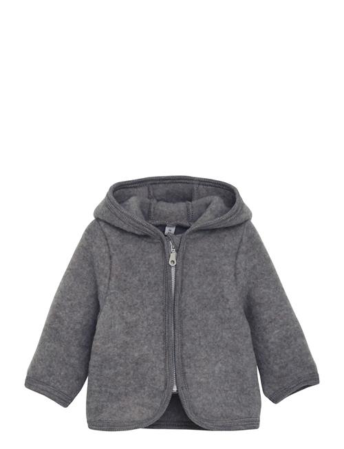 Jacket Ears Wool Fleece Huttelihut Grey