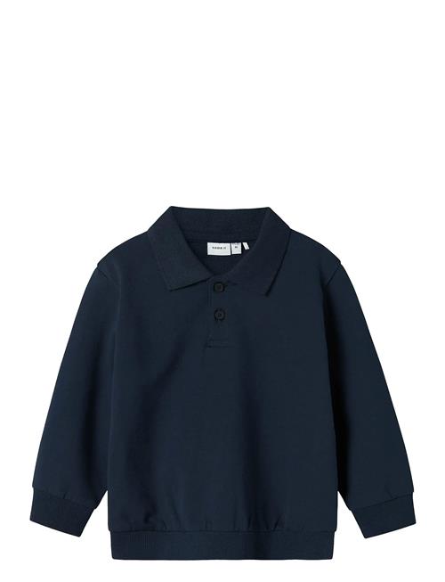 Nmmleopold Ls Nreg Sweat Unb Name It Navy