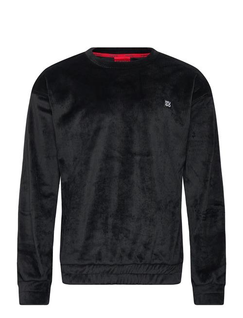 Velvet Sweatshirt HUGO Black