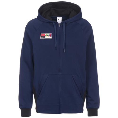 NIKE Sportssweatjakke  navy / rød / sort / hvid