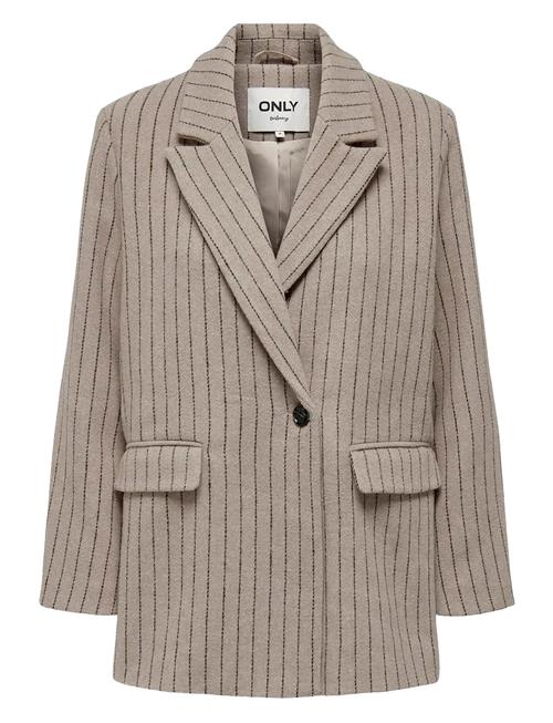 Onlhallie L/S Pinstripe Blazer Cc Tlr ONLY Grey