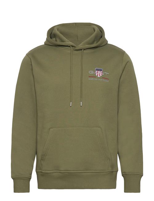 Reg Medium Archive Shield Hoodie GANT Green