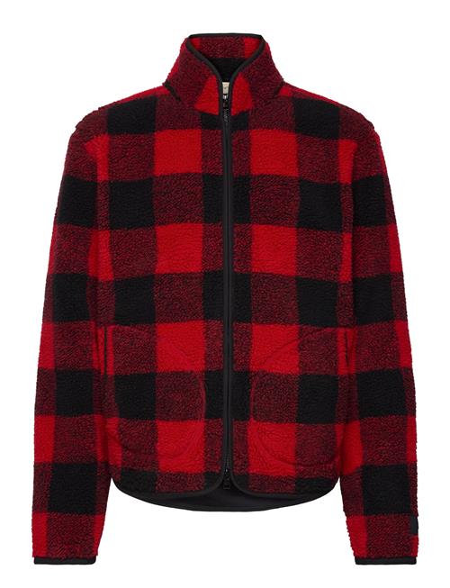 Checked Fleece Jacket GANT Red