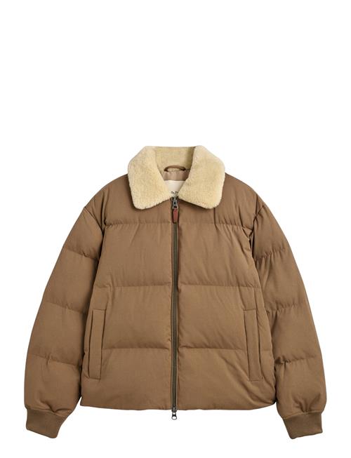 Padded Flannel Puffer Jacket GANT Beige