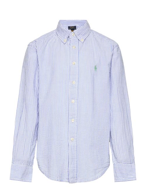 40/1 Seersucker-Ls Bd Ppc-Si-Sps Ralph Lauren Kids Blue