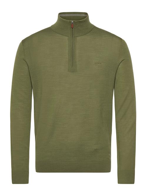 Extrafine Merino Wool Half Zip GANT Khaki