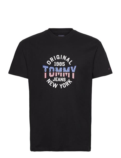 Tjm Reg Usa Circle Graph Ss Tee Tommy Jeans Black