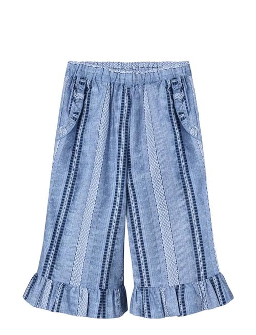 Amie Ruffle Pant Fliink Blue