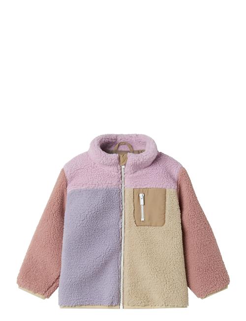 Nmfmonica Teddy Jacket Block Name It Patterned