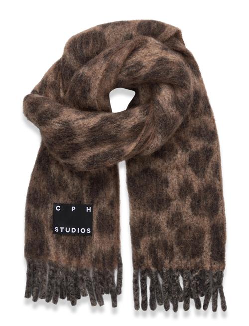 Cph Shawl 15 Wool Mix Leo Copenhagen Studios Brown