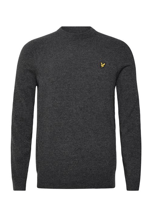 Lambswool Blend Crew Neck Jumper Lyle & Scott Grey