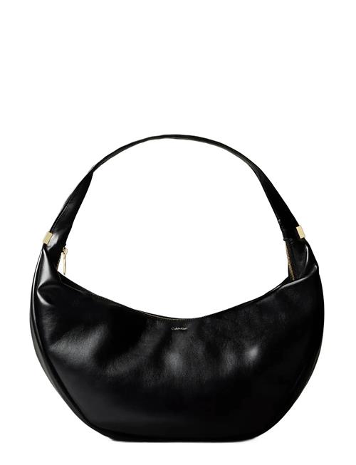 Pinched Soft Crescent Lg Calvin Klein Black