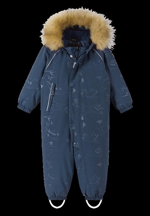 Reima Aapua Reimatec Ned Samlet Set Navy  Navy-80 cm  Marineblå  80 cm  unisex