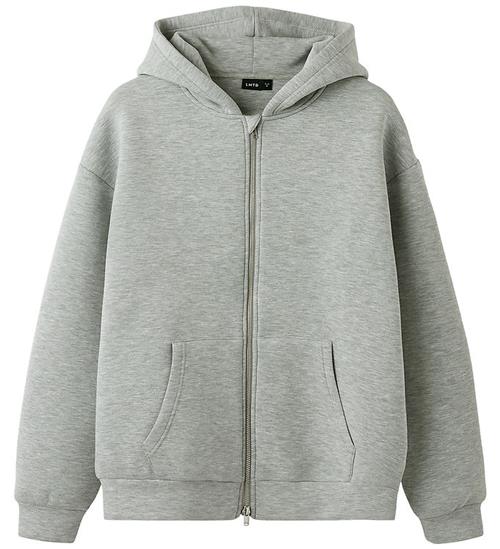 LMTD Scuba Cardigan - NlnHalfa - Light Grey Melange