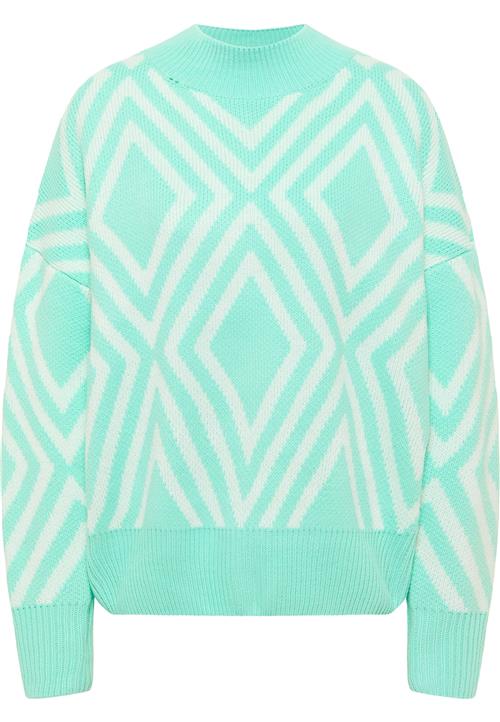 IZIA Pullover  jade / hvid