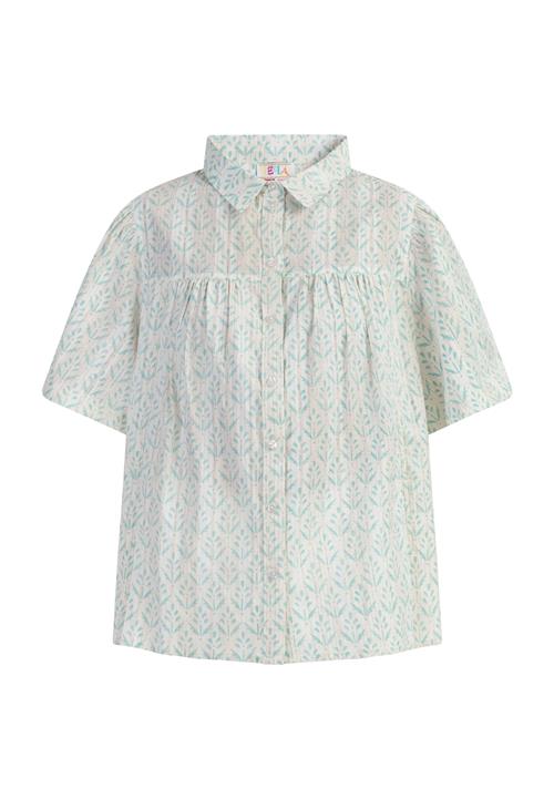 IZIA Bluse  lyseblå / offwhite