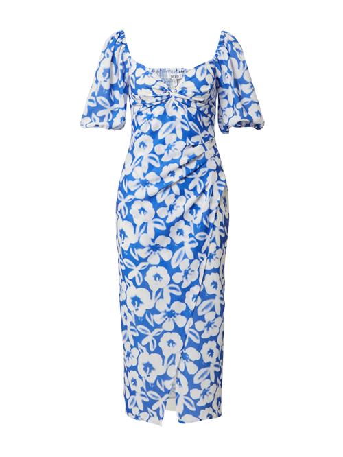 EDITED Kjole 'Blaire'  koboltblåt / hvid