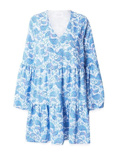 SISTERS POINT Kjole 'SARA'  blå / hvid