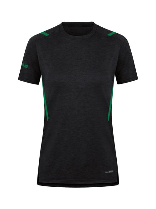 JAKO Funktionsbluse 'Challenge'  grøn / sort