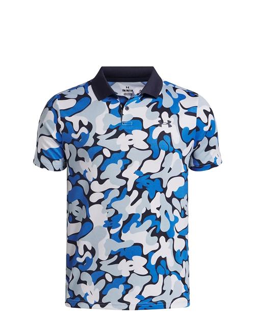 Ua Matchplay Printed Polo Under Armour Blue