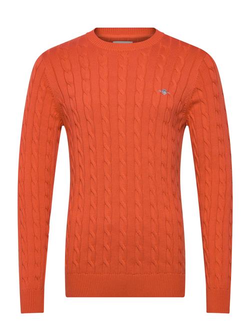 Cotton Cable C-Neck GANT Orange