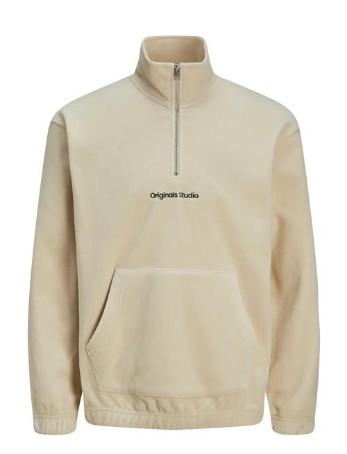 Jack & Jones Jorvesterbro Fleece Quarter Zip Noos Jack & J S Beige