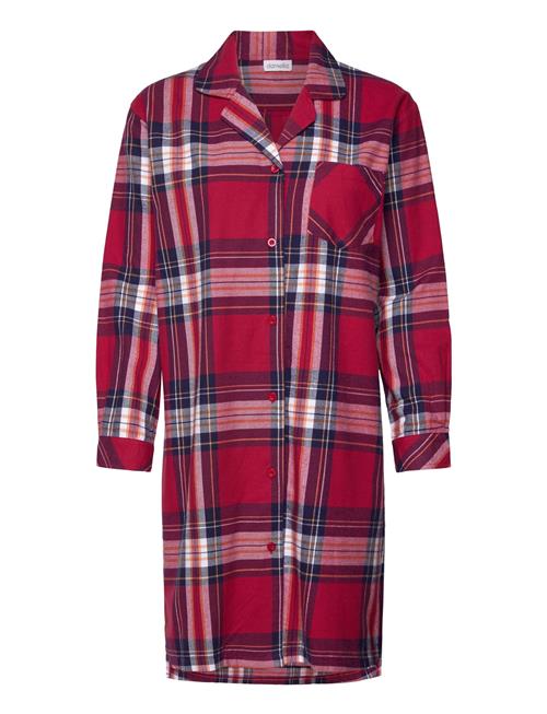 Flannel Nightshirt Damella Of Sweden Red