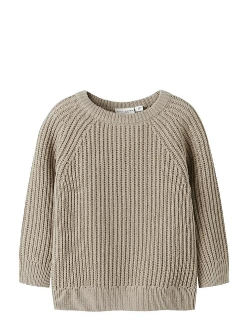 Nmmvolly Ls Knit Name It Beige