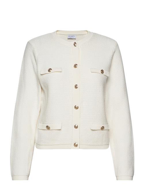Jacket Juni Knitted Lindex Cream