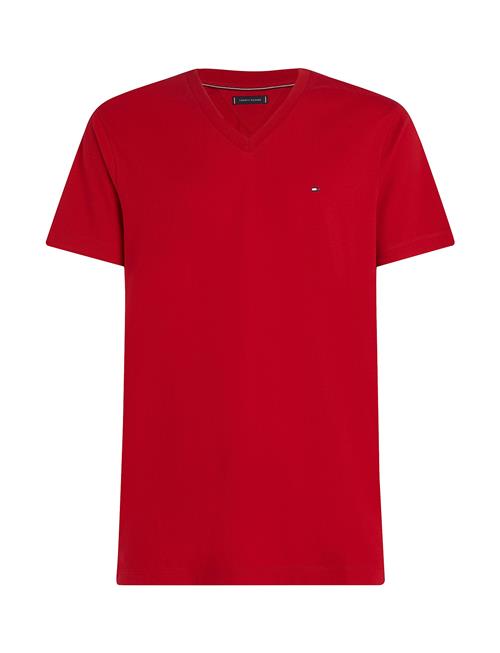 Essential V-Neck Tee Tommy Hilfiger Red