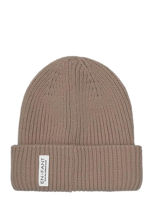 Beanie W. Lining En Fant Beige