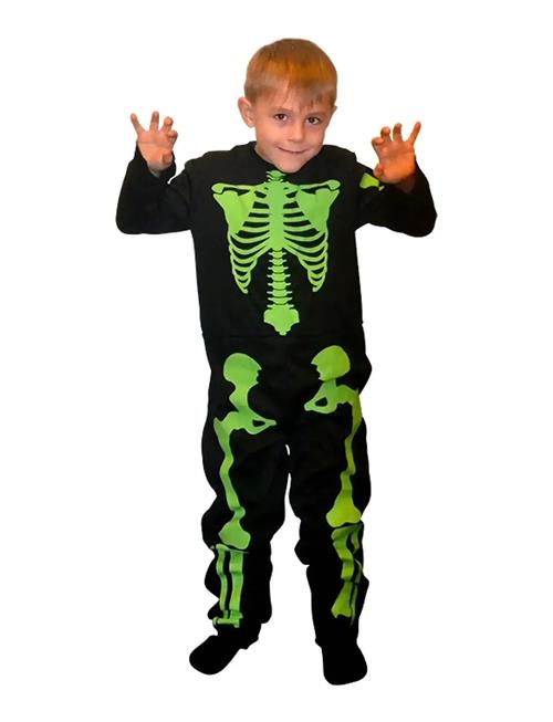 Costume Gid Skeleton Kid 110-116 Joker Black