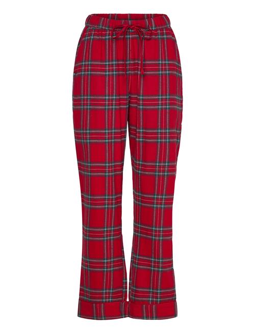 Pant Flannel Straight Check Hunkemöller Red