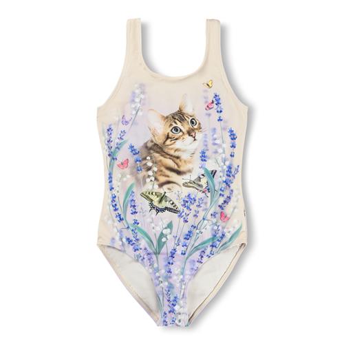 Molo Nika Badedragt Butterfly Field  Butterfly Field 92 cm  Creme  92 cm  kvinde