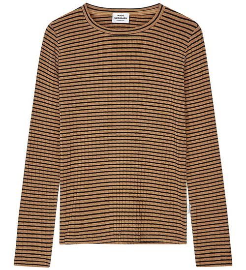 Mads Nørgaard Bluse - Rib - Viskose - Talika - Ermine/Black