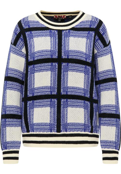 myMo ROCKS Pullover  blå / sort / hvid