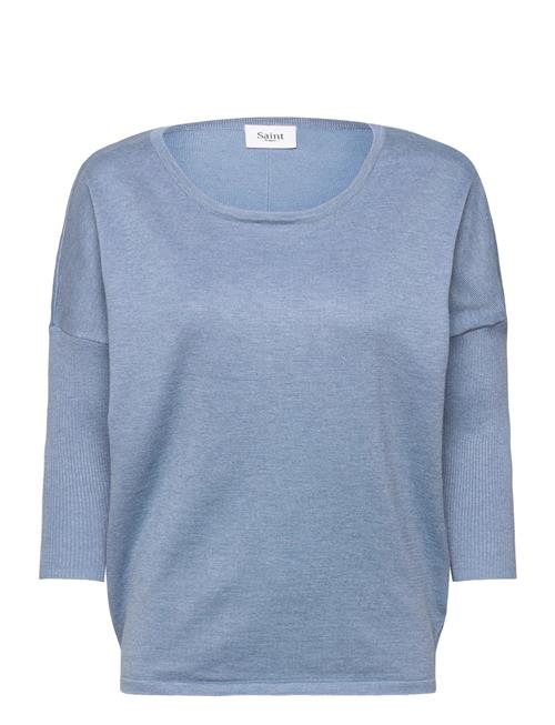 A2561, Milasz R-Neck Pullover Saint Tropez Blue