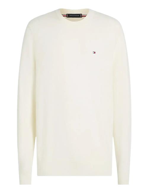 Pima Org Ctn Cashmere Crew Neck Tommy Hilfiger White