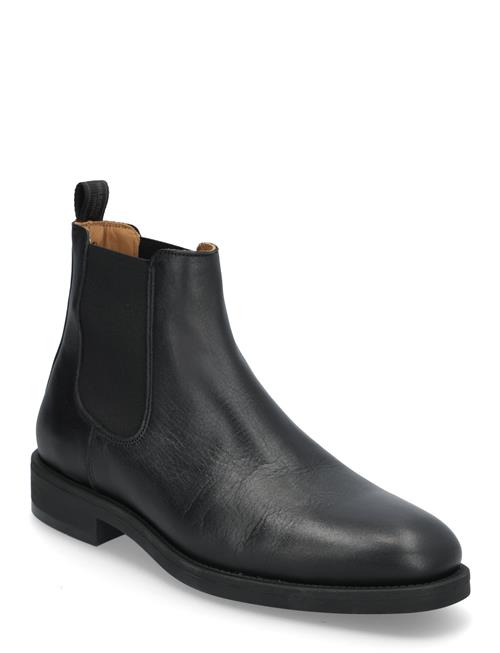 Slhjoseph Leather Chelsea Boot Noos Selected Black