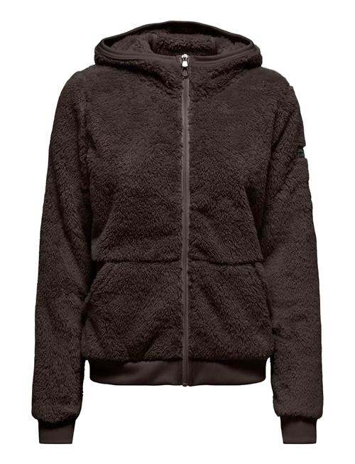 Onpfluffy Hood Fz Ls Jck Only Play Brown