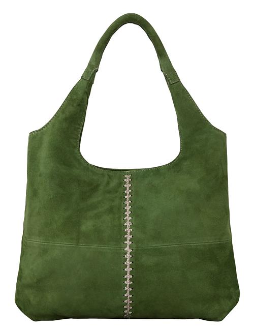 Suede Clea Crochet Bag Becksöndergaard Green