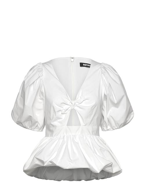 Puff Sleeve Bubble Top ROTATE Birger Christensen White