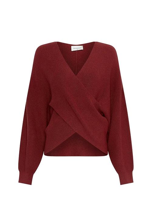 Mschzinelle Rachelle Wrap Pullover MSCH Copenhagen Red
