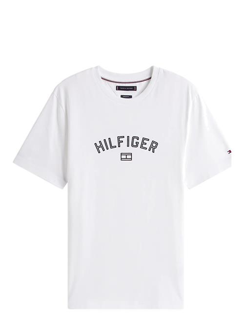 Hilfiger Flock Tee Tommy Hilfiger White