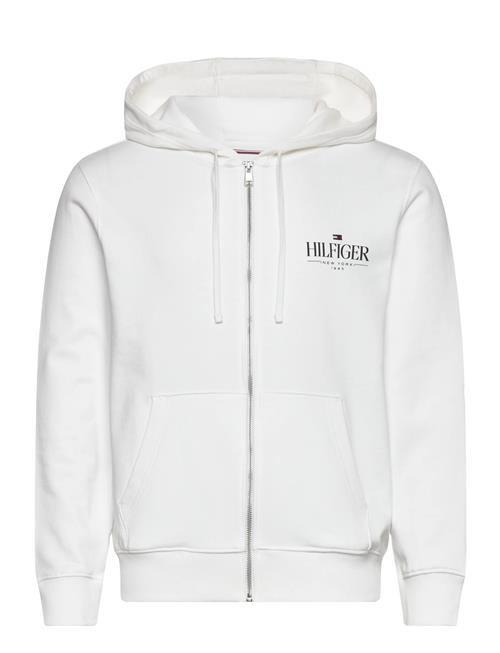 Hilfiger Stacked Hooded Zip Th Tommy Hilfiger White